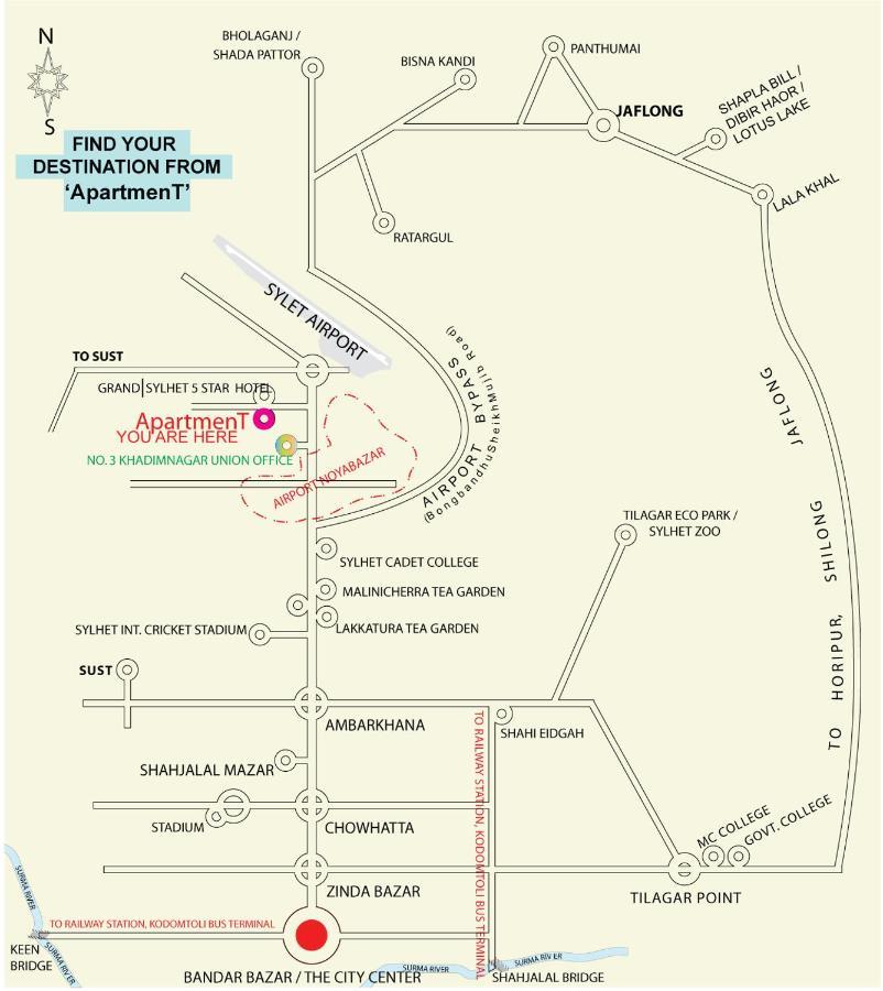 Apartment - Homestays Силхет Экстерьер фото